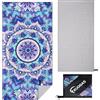 KUOGAS Telo Mare xxl 90×180, Telo Grande In Microfibra Ad Asciugatura Rapida, Telo Bagno Senza Sabbia, Coperta Mare Donna