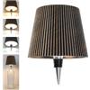 Beaeet lampada bottiglia LED Bronzo, ricaricabile USB-C, senza fili, IP54, 3 tonalità dimmerabili, per bottiglie in vetro da tavolo, balcone, terrazza, campeggio, feste