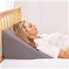 bonmedico Cuscino a Cuneo per Letto e Divano - Triangolare Ergonomico in Memory Foam - Supporto Schiena, Gambe e Postura, Relax, Lettura e Riposo - Adulti, Anti Scivolo, Fodera Lavabile