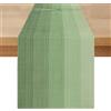 Miuyunya Runner da tavolo lavabile all'aperto moderno effetto lino stile boho 40 x 100 cm Runner da tavolo primaverile soggiorno set da tavola eucalipto verde tovagliette per stile country tavolo da pranzo