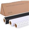 IModeur 3 rotoli di 30,5 x 300 cm Vinilo adesivo nero e bianco opaco - pellicola per plotter in vinile autoadesivo per Cricut Machines, Silhouette Cameo, la maggior parte delle macchine da taglio