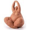 HAUCOZE Donna Statua Figurina Yoga Scultura Ballerina Regalo Moderna Decorazione Arte per Scaffalf Scrivania Soprammobili Resina 26cm