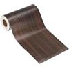 PATIKIL Pellicole Adesive Legno Autoadesivo 10m x 80mm Carta Adesiva per Mobili Legno Riparazione Pellicola Autoadesiva Effetto per Pavimenti Porte Tavoli Sedie Armadi, Noce Nero
