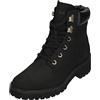 Timberland Carnaby Cool 6 inch, Stivali Donna, Nero, 39 EU