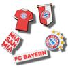 Crocs Bayern FC 5 Pack, Charm Decorativi per Scarpe Unisex, Multicolor