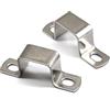 SeeRaphee (15 pezzi) Morsetto per tubo quadrato 20x20mm in acciaio inossidabile 304 a forma di U, staffa connettore montante, fibbia per tubo, morsetto per tubo flessibile, morsetto per cavo