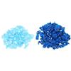 DollaTek 100Pcs (50 paia) Connettori per cavi elettrici isolati blu T-Tap Terminali a filo con chiusura a giunzione rapida Set combinato a crimpare a forcella 1,0-2,5 mm2 AWG 16-14