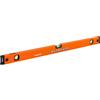 MIVOS - Livella a bolla in alluminio 80 cm con funzione specchio - 3 livelle precise - Livella a bolla con maggiore precisione di misurazione e profilo ergonomico in alluminio
