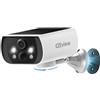 CZEview 3K 5MP Telecamera Wi-Fi Esterno Senza Fili Solare con Batteria