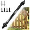 Ortviai 36cm Chiudiporta Automatico, molla per porta, chiudiporta a molla Regolabile, molla chiudiporta con Viti, chiudi porta molla per Porta Da Giardino Porta Legno Recinzioni