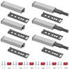 XRVRILE 6 apriscatole push to open, portabilità apriporta a pressione, ammortizzatore per porta dell'armadio, chiusura magnetica, chiusura morbida, per armadi TV, cassetti, porte della cucina