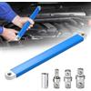 Infreecs Chiave di prolunga a cricchetto, prolunga offset Extension Wrench con adattatore da 1/2, 1/4 e 3/8, chiave di estensione offset per meccanici artigiani del garage