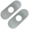 Vidsmow 2 PCS Piastra di Copertura per Rubinetto, in Acciaio Inox 304, 35 mm, Rosetta Brushed Anti Macchia per Lavelli da Cucina e Bagno, Design Elegante e Facile da Installare