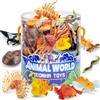 YeoNational&Toys Giocattoli Animali Marini con Scatola Regalo, 48 Pezzi Mini Figure di Animali Oceanici in Vinile Plastica, Vassoi Sensoriali a Tema Creature Marine, Progetto Scolastico, Forniture per Feste e Toppers