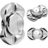 7JI Fidget Toys Adulti,Push Slider Card,Magnetic Decompressione Toy,Design minimalista moderno, giocattolo sensoriale in metallo per autismo ADHD, giocattolo da ufficio