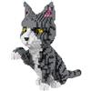 Balody Kit Di Costruzione Con Mini Blocchi. Figura Di Mascotte Da Assemblare. Attività Creativa Adulti E Bambini.Gatto che dà la zampa