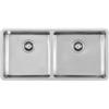 Foster PRONTA CONSEGNA - SPEDIZIONE IMMEDIATA Foster 2207 850 Lavello da Incasso 2 Vasche 930 x 450 mm sottotop Serie KE R15 Acciaio Inox 2207850