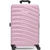 Travelpro Maxlite Air V2 Hardside - Valigia espandibile, rosa, a quadretti, misura media, 63 cm, Maxlite Air V2 Hardside, bagaglio espandibile, rosa, Checked Medium 25-Inch, Maxlite Air V2