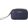VALENTINO borsa da toilette Marnier Soft Cosmetic Case Blu blu scuro