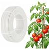 AMAGABELI GARDEN & HOME Amagabeli Garden Home 2 mm x 25 m x 2 pezzi Rollo de Alambre Recubierto de Plástico Alambre de Jardín Esgrima Alambre Inoxidable de PVC Blanco WR4 DA100