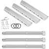 GFTIME Bar.B.Q.S, ricambi universali per grill e barbecue a gas, bruciatore e barre di copertura in acciaio inox