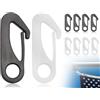 KAPSING Pack of 8 flagpole Clip Carabiner Hooks, flagpole Accessories, Nylon Waterproof flagpole Attachment for attaching The Flag to The flagpole