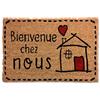 KOKO DOORMATS Zerbino Ingresso casa - Tappeto divertenti in fibra di cocco e base antiscivolo da PVC, da esterno e interno con misure 40x60cm (Estás Aquí)