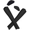 Mryok - Kit di ricambio per occhiali da sole Oakley Pit Bull Nero Taglia unica