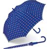 Esprit Ombrellone Long Double Dot, Blu, 105 cm, Classico