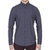 Ben Sherman LS Micro Twill Floral Camicia Casual, Blu (Navy Blazer 25), S Uomo