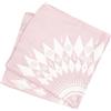 Seta Sole Foulard in 100% Seta Made in Italy 70x70 cm Mandala Disegnato a Mano Rosa Sciarpa Quadrata Elegante Donna Accessorio Moda Lago di Como
