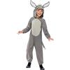 amscan Costume da asino per bambini, costume da presepe per bambini e bambine, ideale per il giorno della settimana