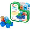 Bizak Jelly Blox Set trattore, set di costruzione sensoriale con 12 pezzi morbidi e colorati, si adatta e ruota per creare il tuo trattore, giocattoli da stringere e maneggiare dai 2 anni (64552945)