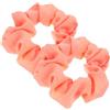 Lusofie 2 Pezzi Elastici per Capelli Rosa Pop - Fasce Elastiche di Seta Scrunchies per Donna e Ragazze - Accessori Tinta Unita