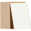 AOOSU Blocco Note, 12Pezzi A5 Copertina Kraft Quaderno, Taccuini per Ufficio e Scuola Bianche con 34 Fogli/68 Pagine per Diario di Viaggio, Diario, Appunti