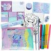 Disney Set Scuola Stitch Bambini - Kit Cancelleria Completo - Regalo per Disegnare e Divertirsi