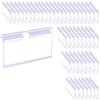 WYAN 50 Pezzi Portaprezzi per ripiano, Porta Etichette Trasparente, Etichette prezzo 9x4.1 cm, portaprezzi per negozi, portaetichette per Supermercato Bancone Negozio