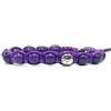 clorophilla. Bracciale Calcio Squadre Serie A Fan Regolabile in Pietre e Acciaio - Uomo donna e bambino - resistente e di alta qualità - Gioiello Regalo Tifosi Calcio