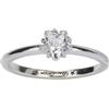 PANDORA Anello Moments Celestial con solitario a forma di stella brillante, in argento Sterling con zirconia cubica trasparente, 48