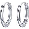 H'Helen Anelli in Argento Sterling S925, Set di 4 Pezzi, Oro e Argento (12mm,argento)