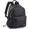 Julian Ross Zaino Premium Unisex, Adulto e Ragazzi, Impermeabile, Soft PU, Interno Foderato, Spallacci e Schienale Rinforzati, Scuola e Viaggio (Nero)