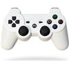 edgivet Controller wireless PS3 compatibile con console e PC | Vibrazione e joystick di precisione (Bianco)