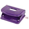 Idena 11536 - Punzonatrice a foratura in metallo, guida di arresto con indicatore di formato, viola, per 20 fogli, 1 pz.