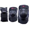 K2 Skates Unisex-Adult Protezioni per pattini in linea K2 PRIME PAD SET M — black - red — L (Knee: A:42-46cm B:37-40cm / Elbow: A:28-31cm B:27-30cm / Wrist: A:23-25cm B:20-22cm) — 30E1412