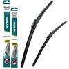 HEYNER Ibrido HEYNER spazzole del tergivetro del parabrezza 2416 [SkoFab] HH2416ST