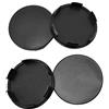 IGTOPS 4 Pezzi Copricerchi Universali Neri, 68mm Copricerchi in Plastica, Copricerchi per Cerchioni, Coprimozzo (Nero)