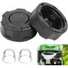 WDZGX Tappo Serbatoio Carburante Ø interno 46 mm Benzina Universale 2PZ con 2PZ Bulbo Olio per Decespugliatore Trattore