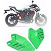HEINMO Posteriore del motociclo Pedane Poggiapiedi Tacco Piastra di Protezione Della Protezione Per Kawa 'Z650 Ninj'650 2017-2021 2022 2023 Pedana (Green)
