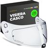 Everalo Visiera Compatibile con HJC FG17 - IS17 - FGST - C70 - C70N - HJ20M (Trasparente)