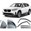 AC WOW - Set di 4 deflettori d'aria per BMW X1 (U11) 2022 2023 2024 2025 2026 - Protezioni meteo/parasole/protezioni antipioggia
